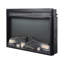 Foyer électrique encastrable 23 pouces, flamme réaliste, bûche, télécommande, minuterie, protection contre la surchauffe, chaleur de 1400 W, 5000 S par heure, 11 réglages de température, source DEL 50 000 heures, 4 réglables