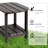 Oval Double Adirondack Side Table,Patio Table-1550056211
