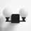 2 Light Frosted Dimmable Vanity Light