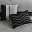 Édredon grand en suède noir 7 pièces pour grand lit - Collection de literie douce et confortable-124308885-124308891