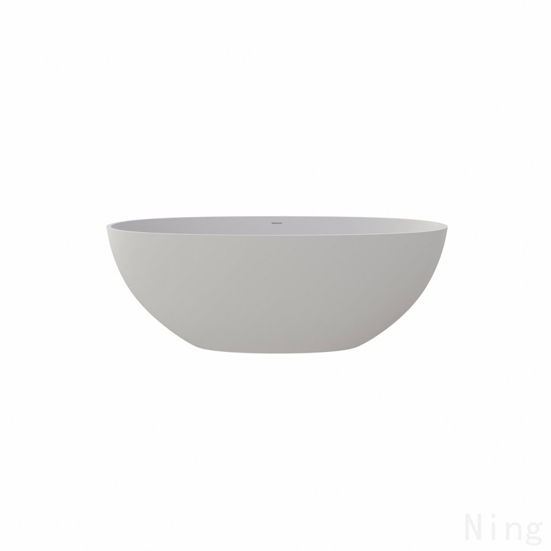 Premium Solid Surface Deep Soaking Bathtub