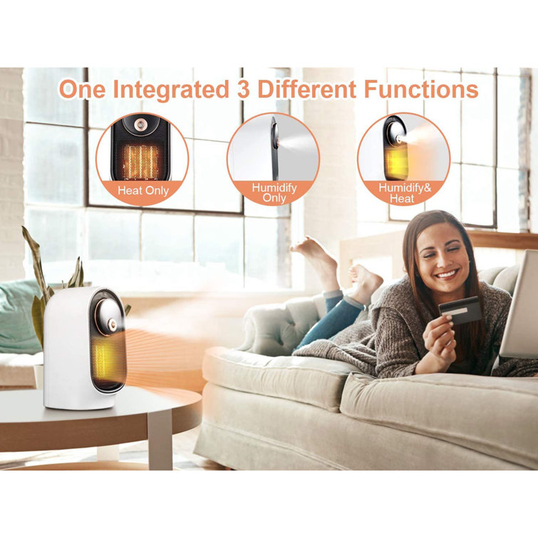 Home Easy 14000 BTU BTU Electric Compact Space Heater | Wayfair