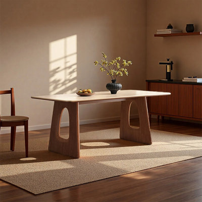 Mid Century Modern Sintered Stone Dining Table