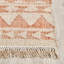 Walter Geometric Handwoven Terracotta/Natural Area Rug-320881450