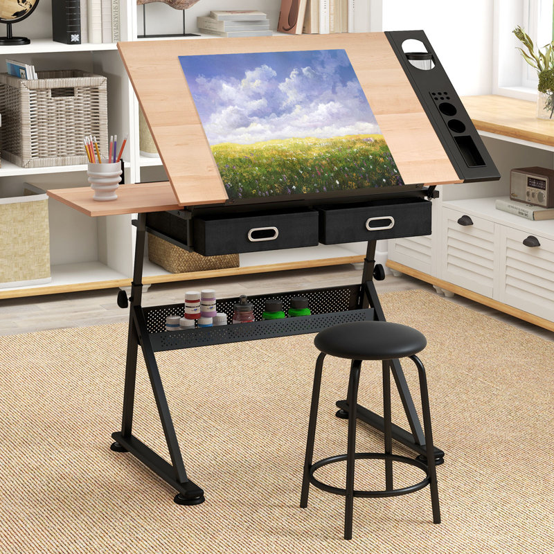 Laxford Adjustable Height Drafting Table