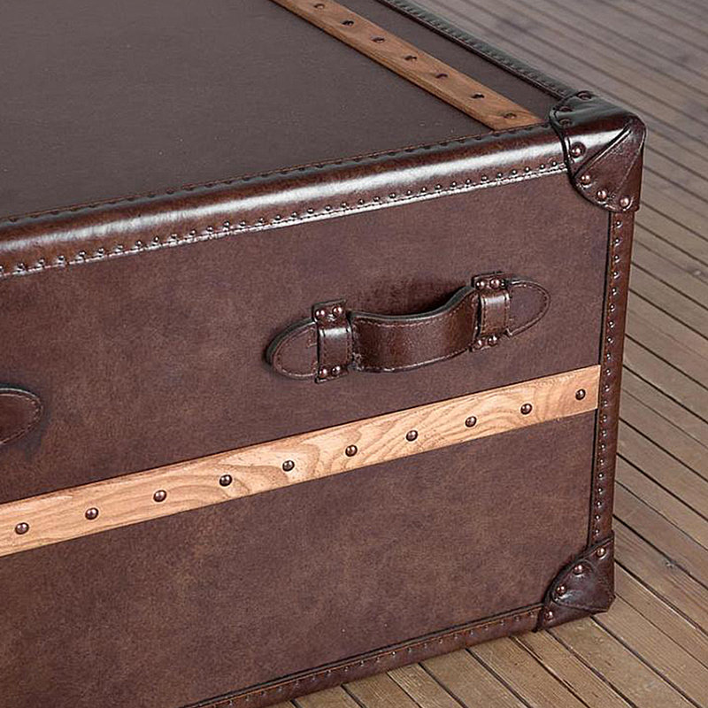 Table basse vintage avec rangement American Vintage