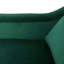 Fauteuil club en velours vert
