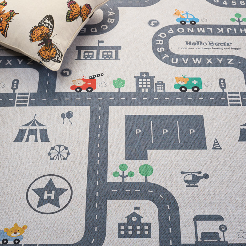 Tapis lavable à la machine Tacoma Kids 100 Performance, Rectangulaire 8 pi x 10 pi