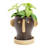 Stoneware Face Planter with Saucer