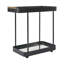 Chariot-bar en fer noir Uttermost Vesper