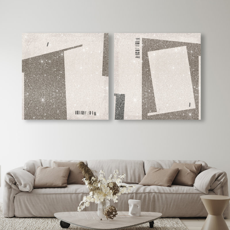 Structural Set Set by Oliver Gal, 40"H x 40"W, Gallery Wrapped
