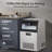 Babevy 160 Lb. Daily Production Cube Ice Freestanding Ice Maker
