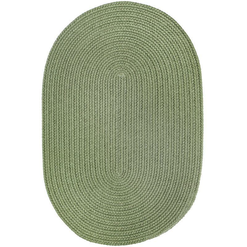 Tapis d’intérieur/d’extérieur tressé à la main Smyth, Ovale 3 pi x 5 pi