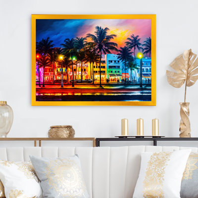 «Miami Beach Holidays II», reproduction sur toile