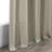 Eui Del Mar Striped Linen Blend Sheer Curtains - Single Panel Drapes-25768669-25768671