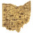 Totally Bamboo State Destination Series Bamboo Ohio Cutting Board