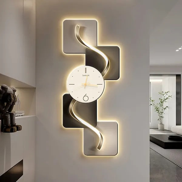 Grande horloge murale silencieuse 39,4 po