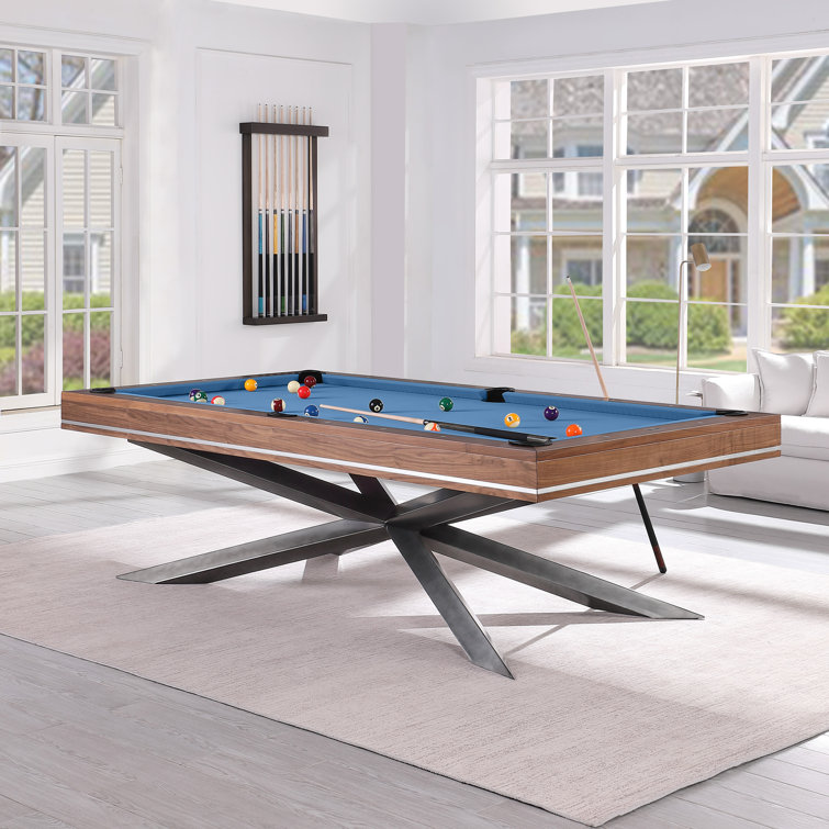 Wood And Slate 8 Ball Pool Table, Size: 4.5 Feet X 9 Feet