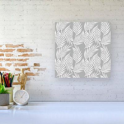 Palm Tree Leaves - Wrapped Canvas Print