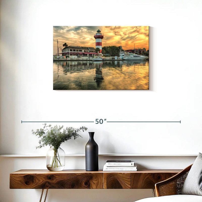 Hilton head lighthouse Aletra, H 20 po x l 30 po