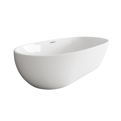 Fredericksburg 70'' x 33.5'' Soaking Acrylic Bathtub