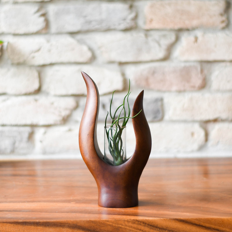 Cannyn Handmade Wood Table Vase