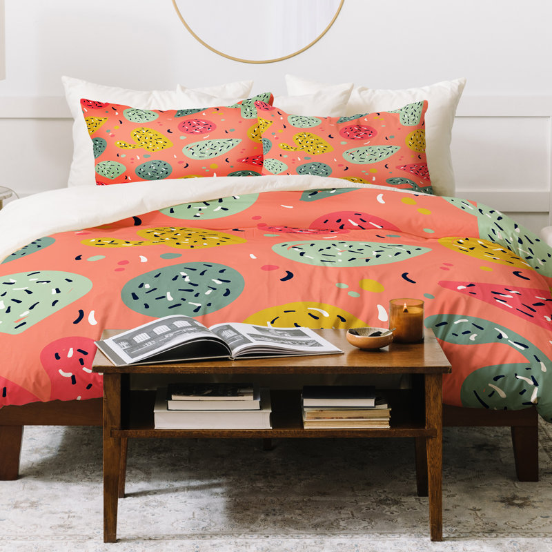 Modern & Contemporary Polyester Duvet Cover, Twin