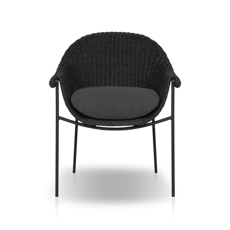 Suerte Outdoor Dining Armchair, Gray