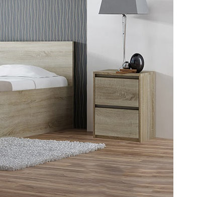 Aleana 40cm W Particle Board / Chipboard Bedside Table