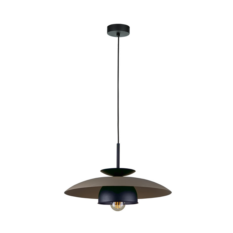 1 - Light Brown/Black Pendant