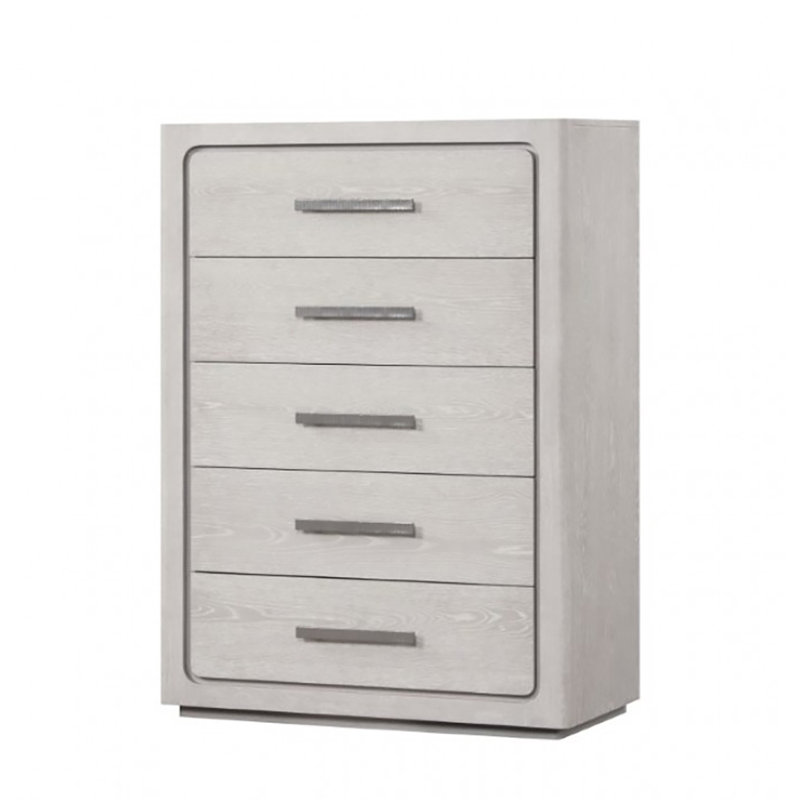 Commode 5 tiroirs Eystein, Chêne blanc
