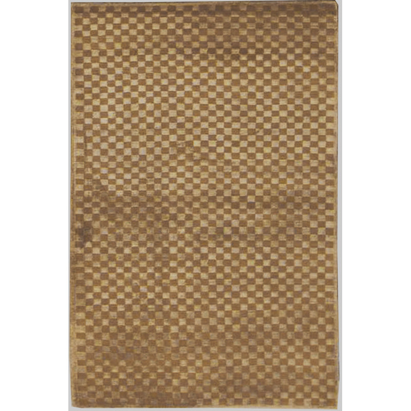 Hand-Knotted High-Quality Gold and Gray Area Rug