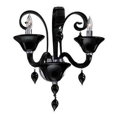 Lampe murale bougie 2 lumières Treviso