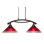 Luminaire pour îlot de cuisine 2 lumières avec verre de 12 po Eisenhauer