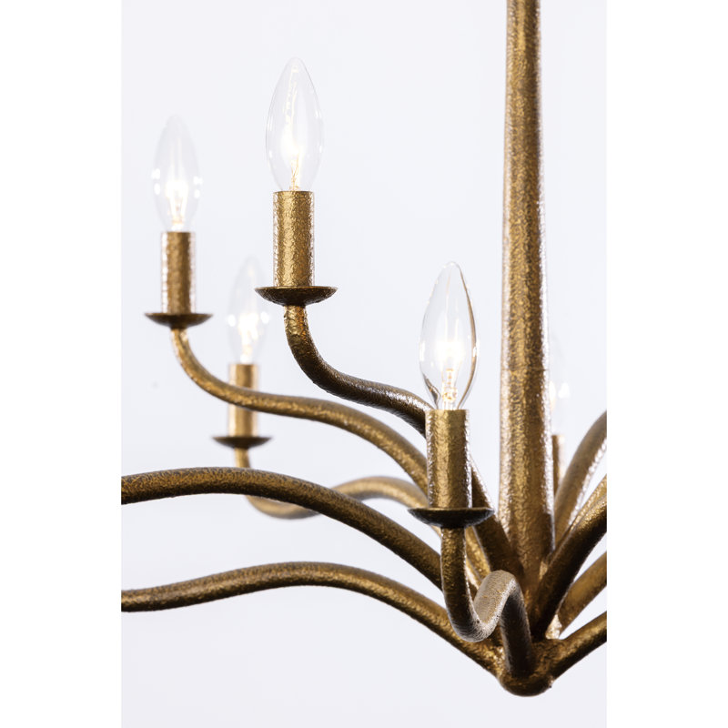 Dorianne 34" 12-Light Chandelier