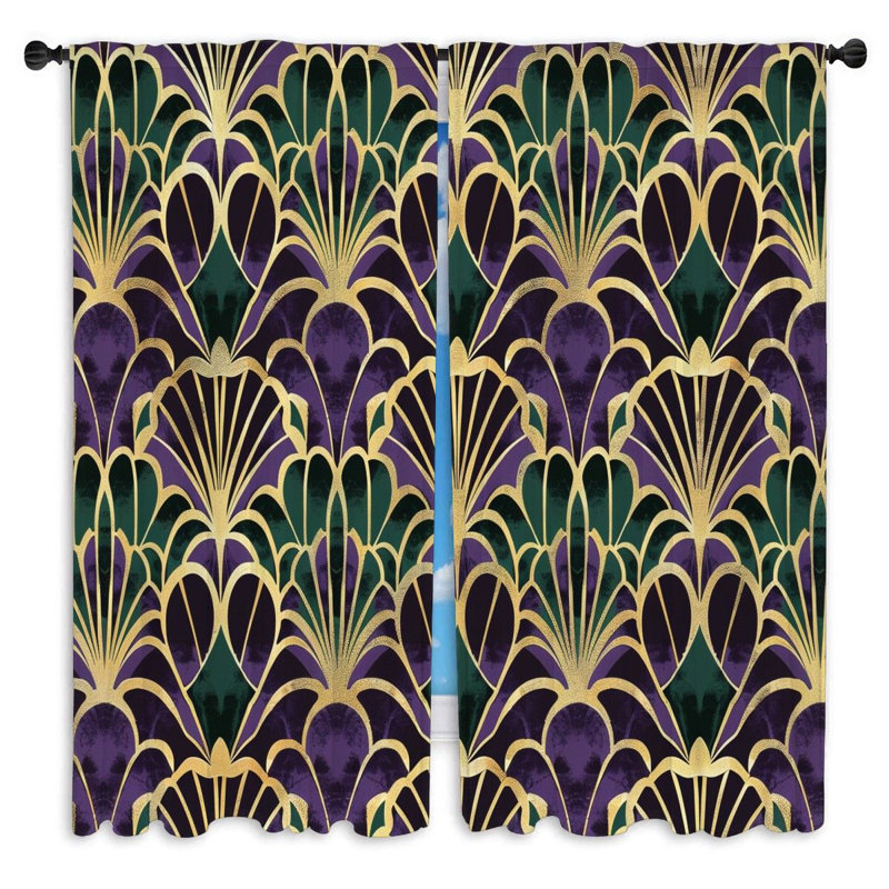 Paire de rideaux obscurcissant en polyester Staciann, L 20 po x L 52 po