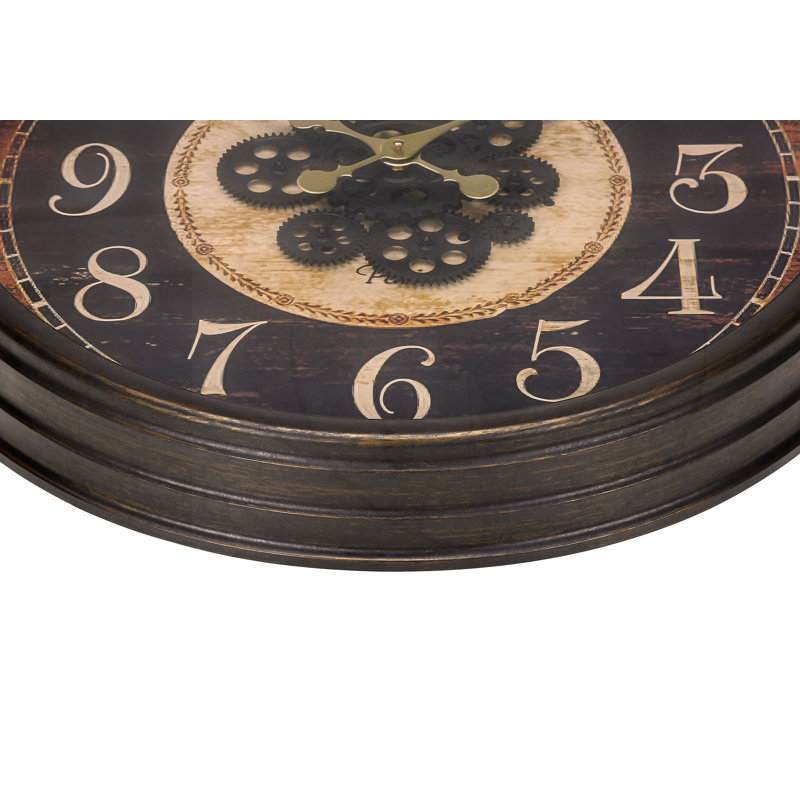 24" Transitional Round Wall Clock