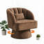 Upholstered Swivel Accent Chair-1578170358
