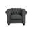 Eisner Upholstered Chesterfield Chair-1400411507