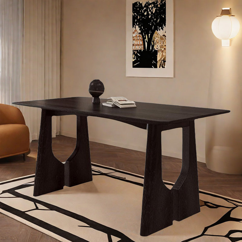 Table de salle à manger Theoren, H 29,53 po x L 78,74 po x l 31,5 po