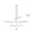 Concorde Chandelier (Natural Brass)