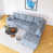 Polyester gris clair est en rupture de stock