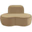Chaise rembourrée en velours Swerve-1425424400