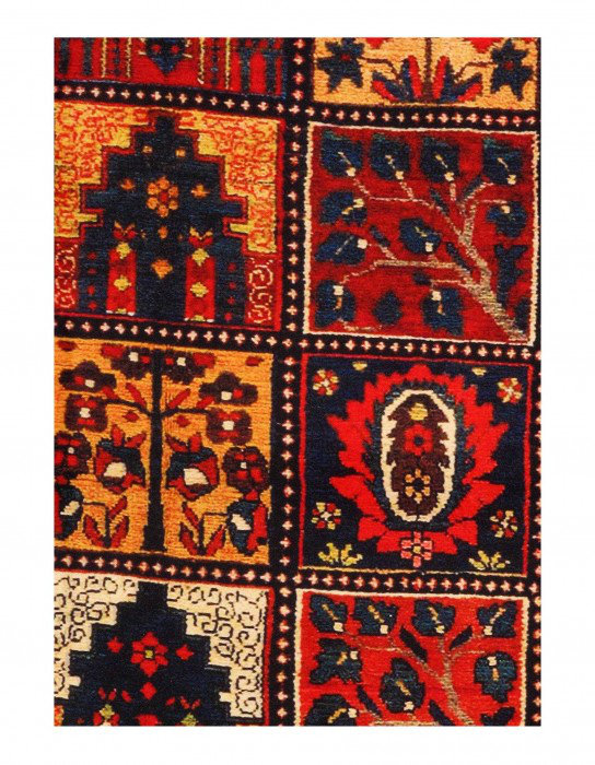 Vintage Bakhtiari design Velvet table cloth 1'7'' X 4'7''