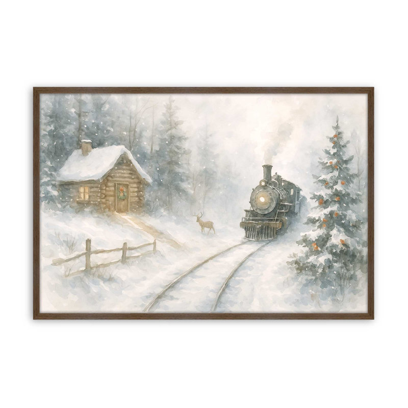 Whistle of Winter, reproduction d'art, Noyer, 11 po x 14 po