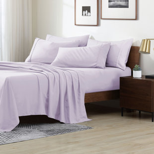 Ensemble de draps en microfibre ultra douce Swift Home Essentials avec taies d’oreiller incluses, poches profondes jusqu’à 14 po, infroissable et facile d’entretien, pêche douce