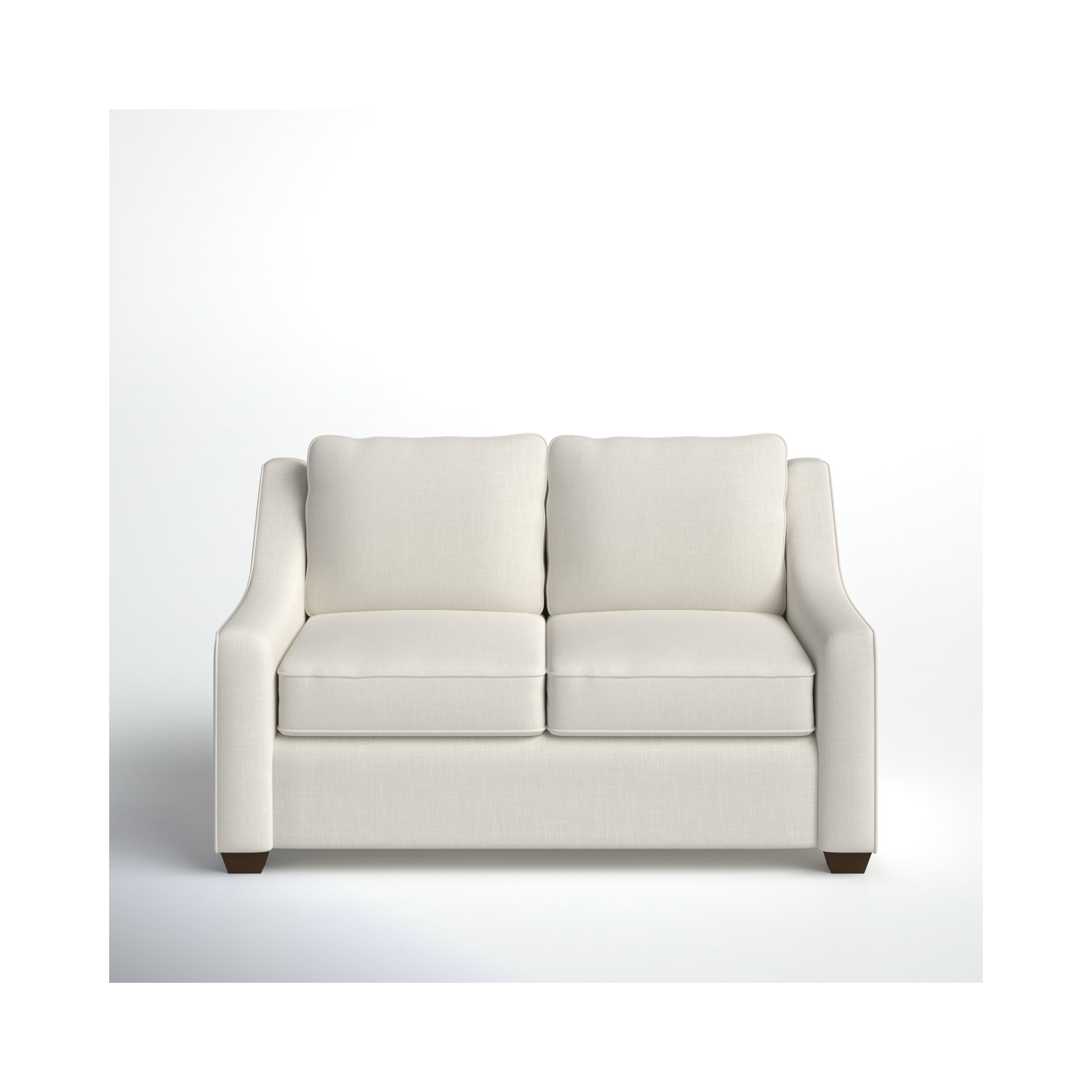 Gemi 56.5'' Upholstered Loveseat, Conversation Pearl