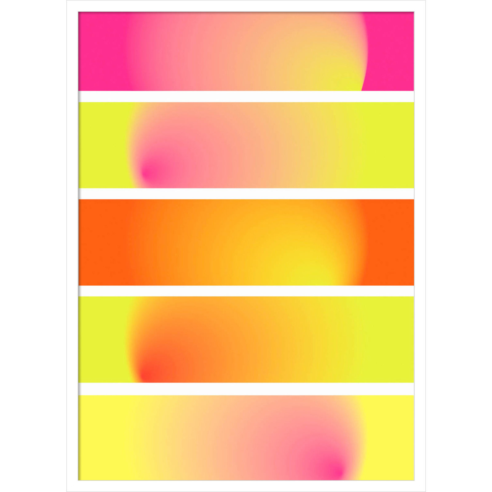 One Way by Valeria Castillo, White, 33" H x 24" W x 1" D