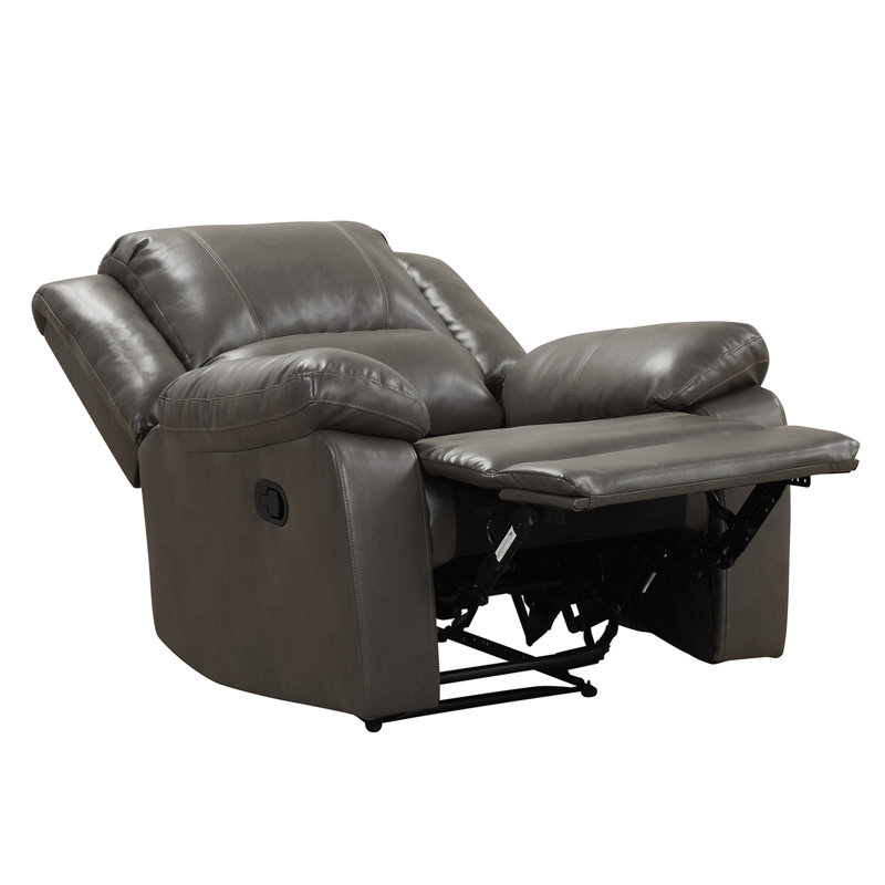 Fauteuil oscillant inclinable 1 pièce Transition Style, Gris