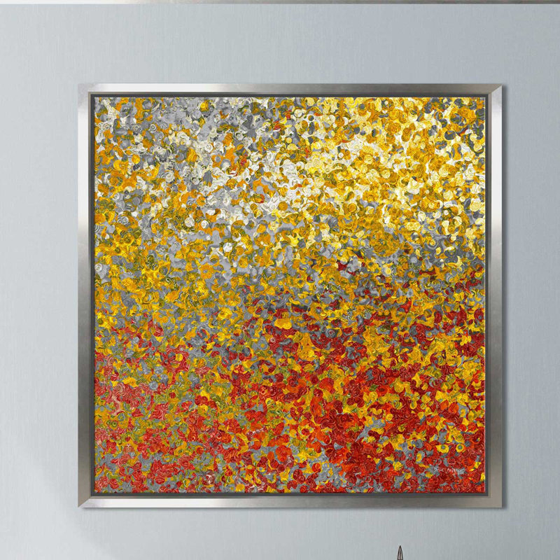 Fulfil All Righteousness, Matthew 3:15 (Square) by Mark Lawrence - Painting on Canvas, Silver Floater Frame